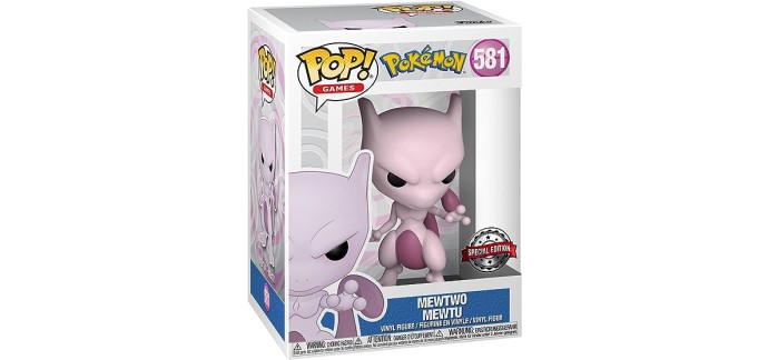 Amazon: Figurine Funko Pop Games : Pokemon - Mewtwo à 9,41€