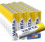 Amazon: Lot de 30 piles alcalines Varta Energy AA à 9,90€