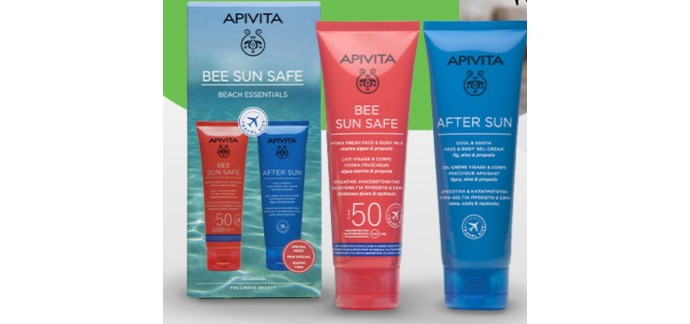 New Pharma: 3 x 2 produits solaires Apivita à gagner