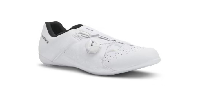 Decathlon: Chaussures de vélo route Shimano RC300 (Blanc) à 69€