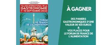 BFMTV: 5 x 1 panier gastronomique + 2 places pour le forum de France de l'alimentation à gagner
