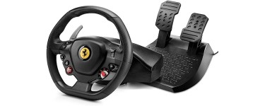 Amazon: Volant Thrustmaster T80 Ferrari 488 GTB Edition pour PS5 / PS4 / PC à 94,99€