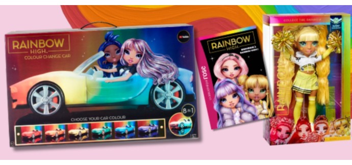 Hachette: 10 lots de jouets Rainbow High et L.O.L Surprise à gagner