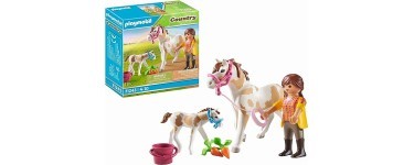 Amazon: Playmobil Country Jument et Poulain - 71243 à 8,99€