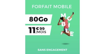 RED by SFR: Forfait mobile illimité + 80Go sans engagement à 11,99€/mois