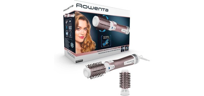 Amazon: Brosse rotative à air chaud Rowenta Brush Activ Premium Care CF9540F0 à 49,99€