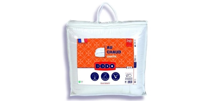 Cdiscount: Couette DODO Au chaud 220 x 240cm à 29,99€