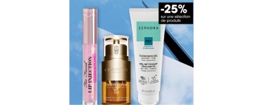 Sephora: Beauty Days : 25% de réduction sur une sélection d'articles