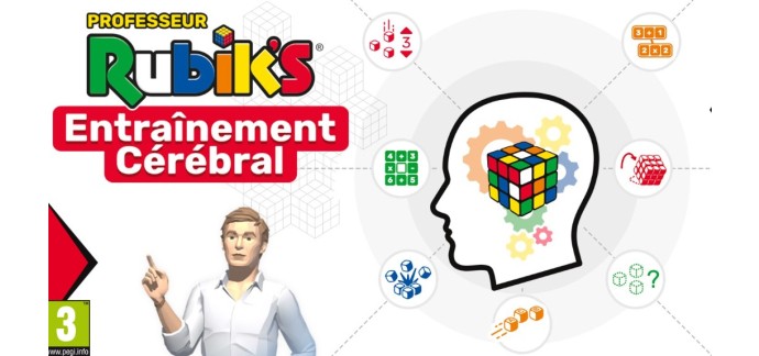 Nintendo: Jeu Professor Rubik's Entraînement Cérébral sur Nintendo Switch (dématérialisé) à 2,67€