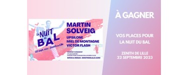 BFMTV: 2 lots de 2 invitations pour la Nuit du Bal le 22 septembre à Lille à gagner