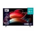 Boulanger: TV LED 58" Hisense 58A6K 2023 - 4K UHD, Smart TV à 399€