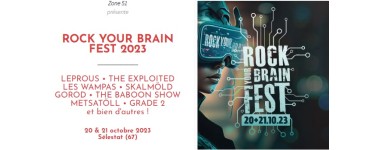 La Grosse Radio: 2 lots de 2 pass pour le festival "Rock Your Brain" à gagner