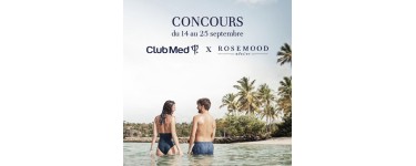 Rosemood: Un séjour d’une semaine pour 2 adultes au Club Med + 1 an d’albums photo à gagner
