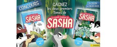 Familiscope: 3 lots de 2 livres jeunesse "Le monde magique de Sasha" à gagner