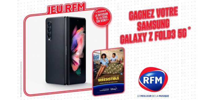 RFM: 1 smartphone Samsung Galaxy Z Fold 3 à gagner
