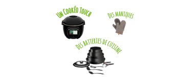 Ma pomme Antarès: 1 robot de cuisine Moulinex, des batteries de cuisine, des paires de maniques à gagner