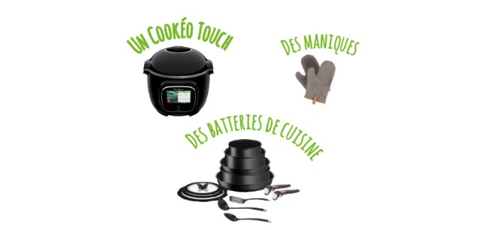 Ma pomme Antarès: 1 robot de cuisine Moulinex, des batteries de cuisine, des paires de maniques à gagner