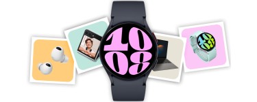 Samsung: 7 montres connectées Galaxy Watch6 Graphite 40 mm BT à gagner