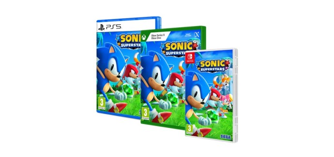 Europcar: 8 consoles Nintendo Switch avec le jeu "Sonic Superstars", 2 codes de téléchargement du jeu à gagner