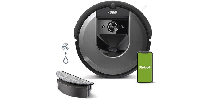 Amazon: Robot aspirateur 2 en 1 iRobot Roomba Combo i8 (i8176) à 349€
