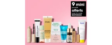Sephora: 9 mini produits en cadeau à partir de 100€ de commande  