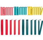 IKEA: [Ikea Family] Lot de 30 clips BEVARA - multicolore/plusieurs tailles à 1,99€