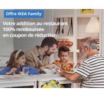 IKEA: Votre addition au restaurant 100% remboursée en bon d'achat