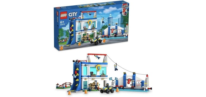 Amazon: LEGO City Le Centre d’Entraînement de la Police - 60372 à 54,70€