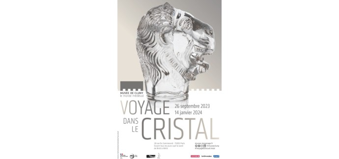 Europe1: Des invitations pour l'exposition "Voyage dans le Cristal" au musée de Cluny à gagner