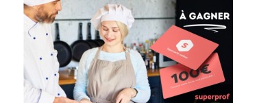Cuisine Actuelle: 9 Supercartes cadeaux Superprof de 100€ pour des cours de cuisine à gagner