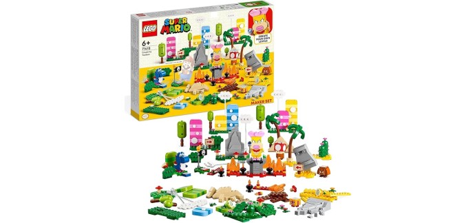 Amazon: LEGO Super Mario Set La boîte à Outils Créative - 71418 à 30,45€