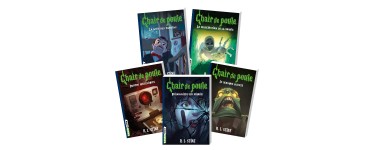 Familiscope: Des livres jeunesse "Chair de poule" + des entrées au parc La Mer de Sable à gagner