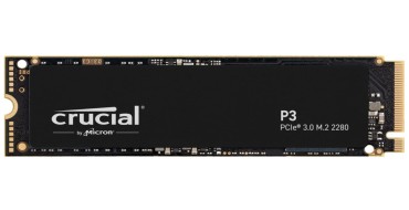 Amazon: SSD interne Crucial P3 M.2 PCIe Gen3 NVMe - 4To à 189,99€