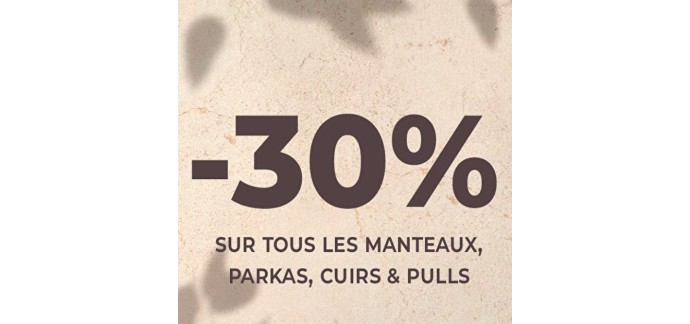 Burton: -30% sur tous les manteaux, parkas, cuirs & pulls