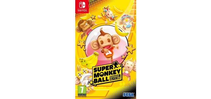 Nintendo: Jeu Super Monkey Ball: Banana Blitz HD sur Nintendo Switch (dématérialisé) à 5,99€