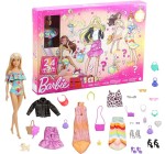 Amazon: Calendrier de l'Avent Barbie avec poupée 24 surprises à 25,26€