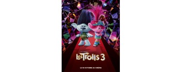 Orange: 15 x 2 places de cinéma pour le film "Les Trolls 3" à gagner