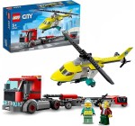 Amazon: LEGO City Le Transport de L’Hélicoptère de Secours - 60343 à 17,90€
