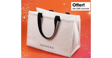 Sephora: Un sac cabas en cadeau dès 250€ d'achat