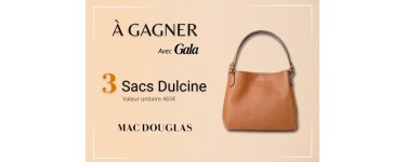 Gala: 3 sacs à main "Dulcine" Mac Douglas à gagner