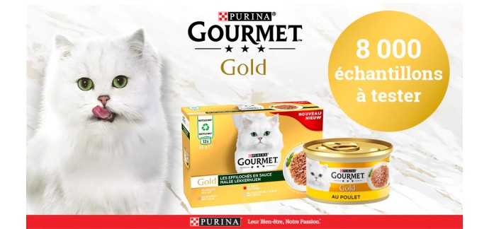 Conso Animo: 4 échantillons gratuits de Gourmet® Gold Les éffilochés en sauce pour chats
