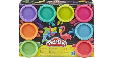 Amazon: 8 Pots de Pate à Modeler Play-Doh - Couleurs Fluo à 7,99€