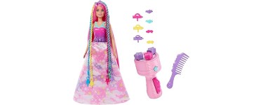 Amazon: Poupée Barbie - Coffret Princesse Tresses Magiques à 16,99€