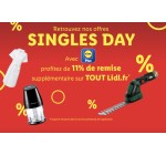 LIDL: [LIDL PLUS] 11% de remise supplémentaire sur tout le site pour le Singles Day
