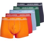 Amazon: Lot de 5 boxers homme Jack & Jones à 23,49€