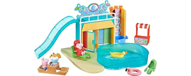 Amazon: Jouet Peppa Pig - Le Parc Aquatique de Peppa avec 2 figurines, 15 accessoires à 21,16€