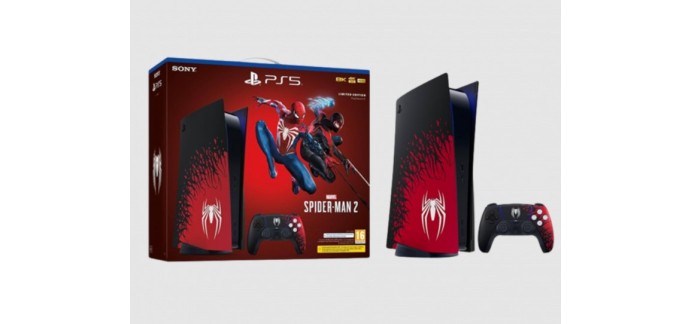 Playstation: 1 Pack PS5 Marvel’s Spider-Man 2 Édition Limitée à gagner