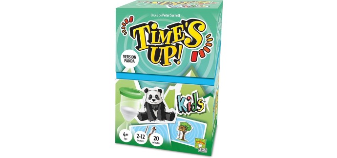 Amazon: Jeu de société Time's Up! : Kids - Version Panda à 17,90€