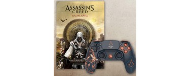 Jeux-Gratuits.com: 1 manette de jeu PS4 ou Xbox + 1 livre "Assassin's Creed Escape Game à gagner