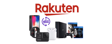 Rakuten: 20% remboursés en Rakuten Points sur tous les produits reconditionnés et d'occasion